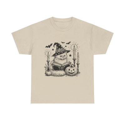Halloween Cat Witch Tee