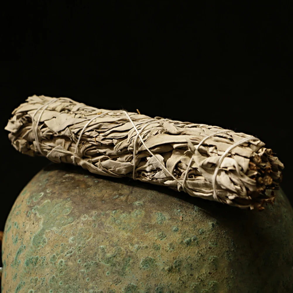 Natural White Sage Bundles Smudge Sticks Indoor Purification Smoking Aroma Leaf Bundle Sage Smudge Sticks for Home Cleansing