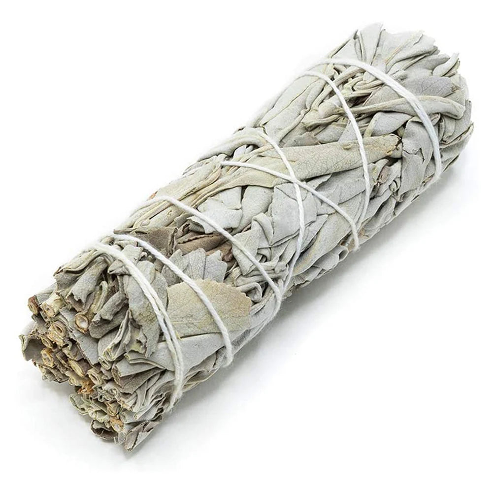 Natural White Sage Bundles Smudge Sticks Indoor Purification Smoking Aroma Leaf Bundle Sage Smudge Sticks for Home Cleansing