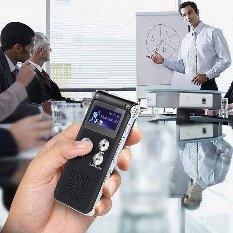 Phantom Pro EVP Recorder- 8GB Voice-Activated USB, Sleek Black Design for Ultimate Ghost Hunting Adventures.