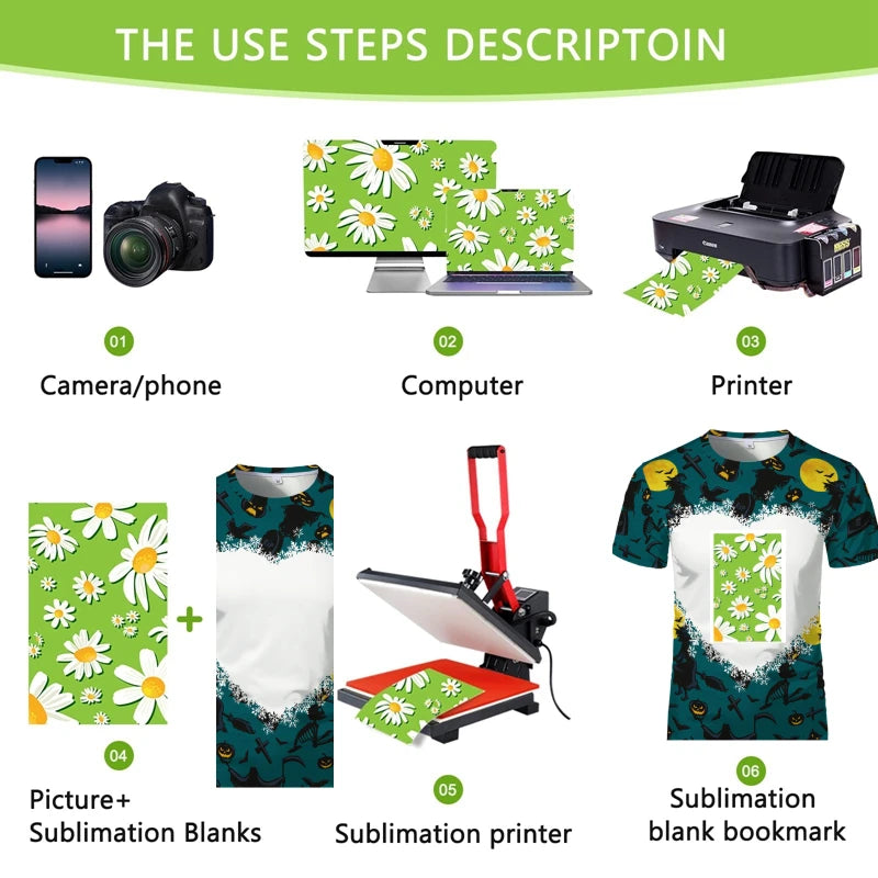 Thermal Sublimation Full Body For Color Print Blank Pattern V-neck T-shirt Polyester Short Sleeven Short Sleeve