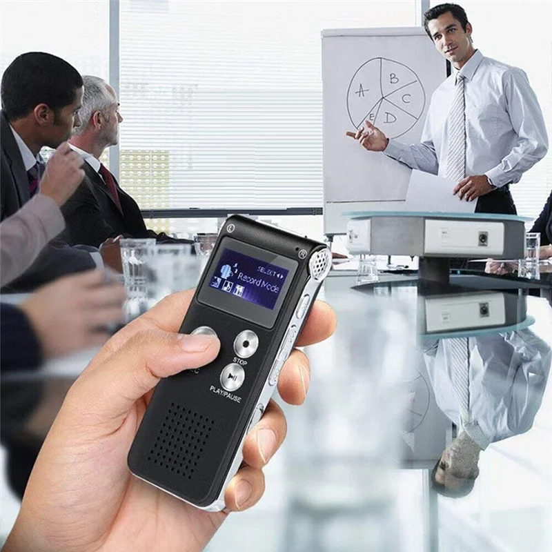Phantom Pro EVP Recorder- 8GB Voice-Activated USB, Sleek Black Design for Ultimate Ghost Hunting Adventures.