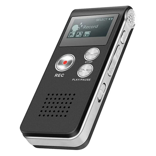 Phantom Pro EVP Recorder- 8GB Voice-Activated USB, Sleek Black Design for Ultimate Ghost Hunting Adventures.