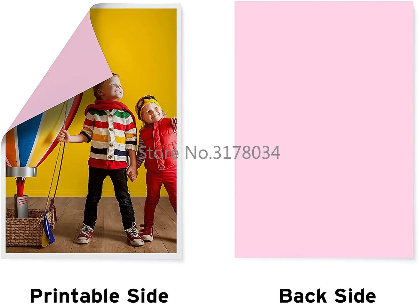 100grams Sublimation Paper Heat Transfer for Any Inkjet Printer T-shirt Mugs Light Fabric