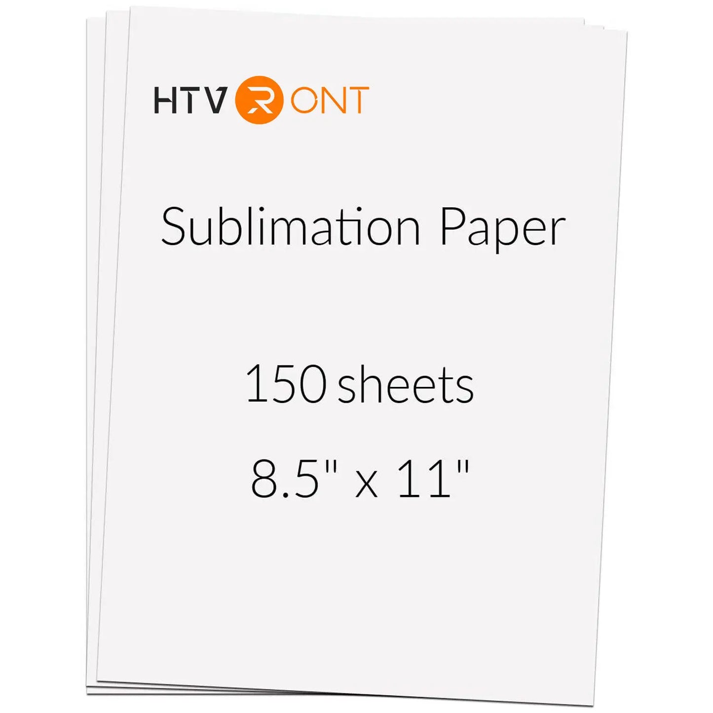 HTVRONT 150 Sheets A4(US)8.5 x 11 inches Sublimation Paper Heat Transfer Paper for Inkjet Printer T-shirt Clothes Printing 120g