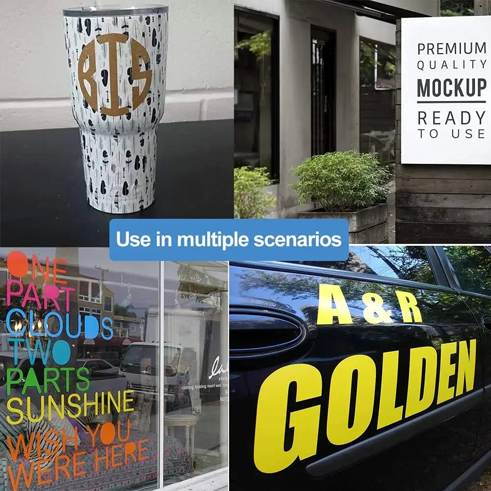 30.5cm x 100cm Clear Vinyl Transfer Paper