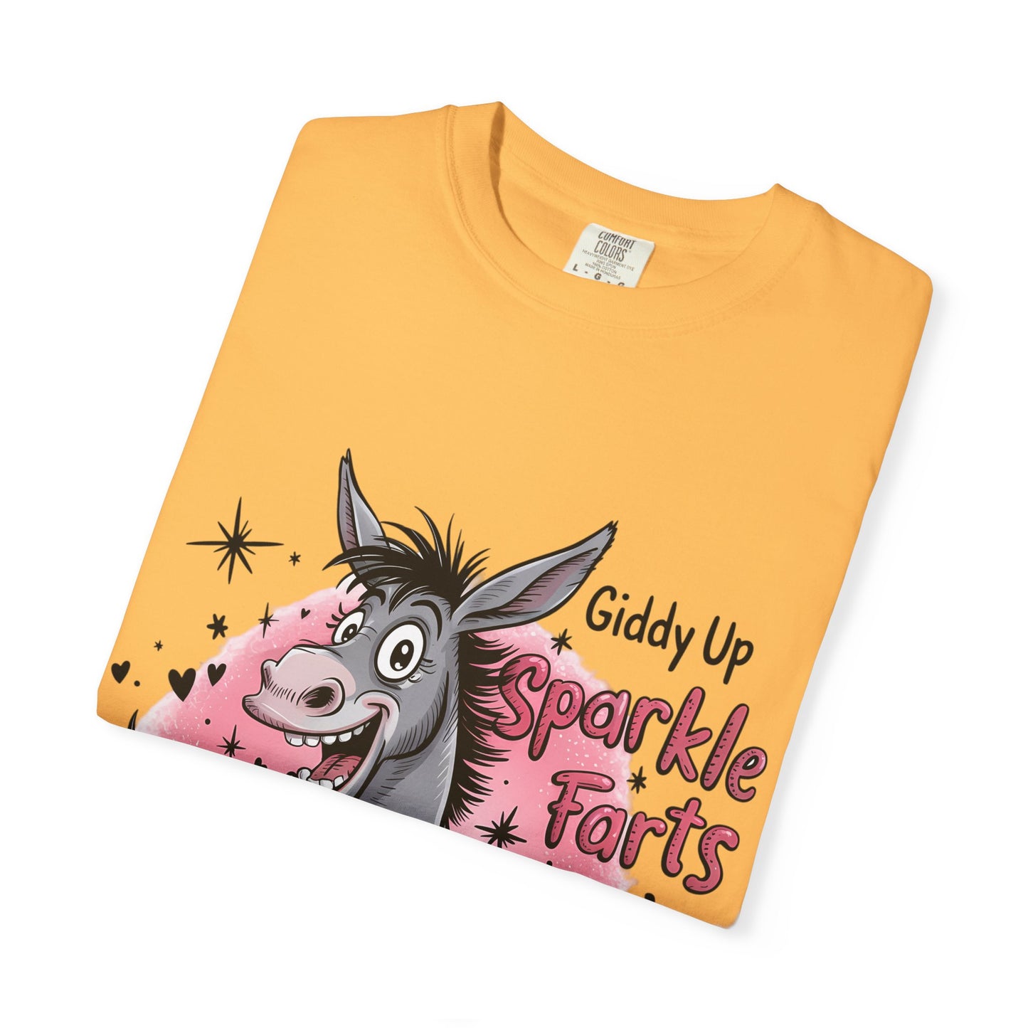 Funny Unisex T-Shirt with Sparkle Farts Design