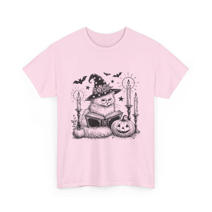 Halloween Cat Witch Tee