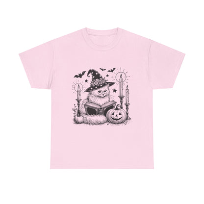 Halloween Cat Witch Tee