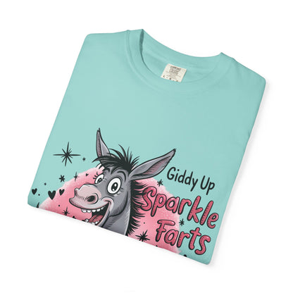 Funny Unisex T-Shirt with Sparkle Farts Design