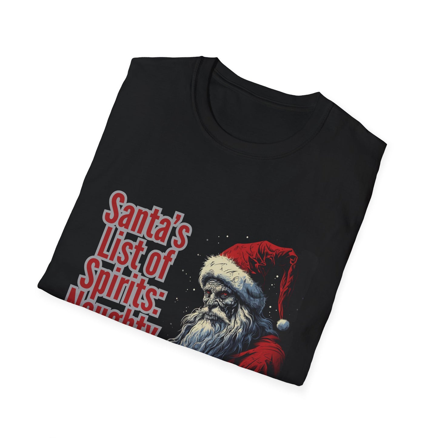 Santa's List Unisex Softstyle T-Shirt – Naughty or Nice Holiday Tee