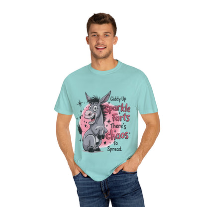 Funny Unisex T-Shirt with Sparkle Farts Design