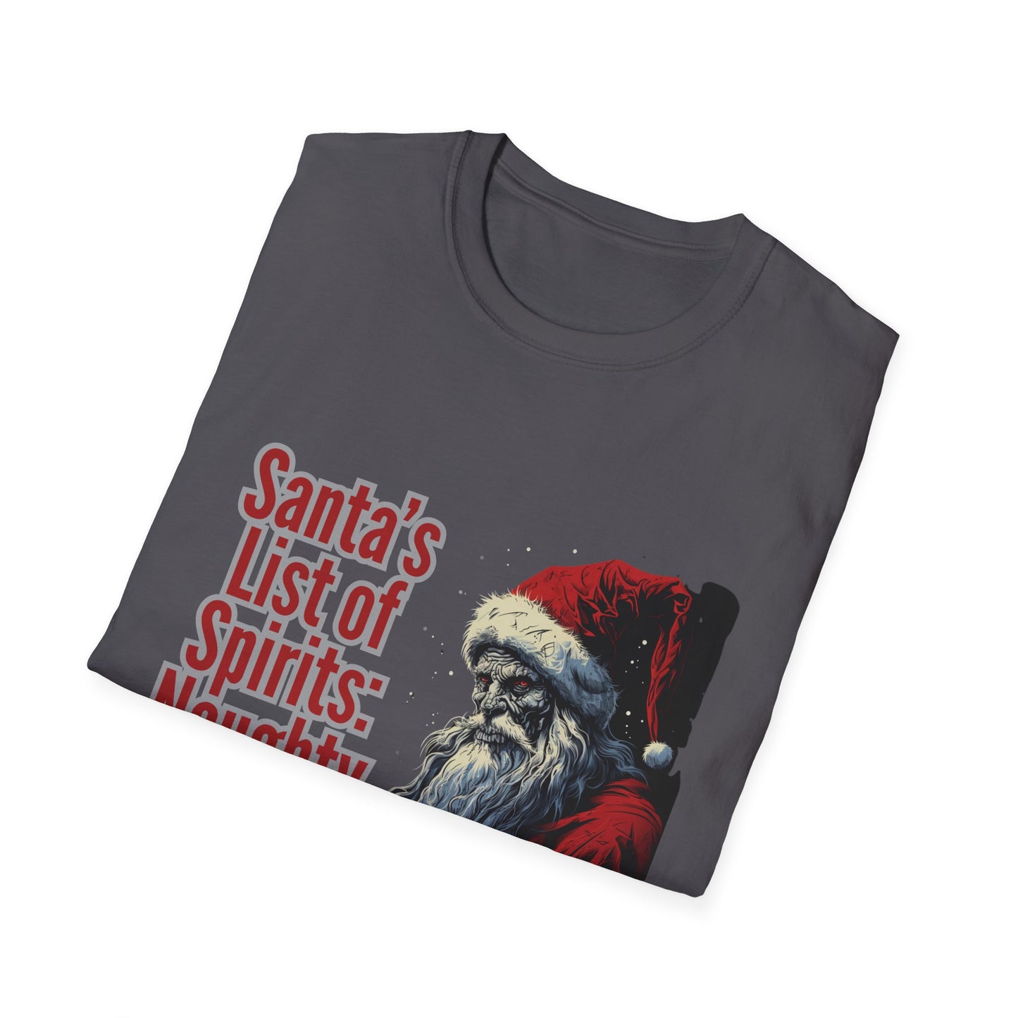 Santa's List Unisex Softstyle T-Shirt – Naughty or Nice Holiday Tee