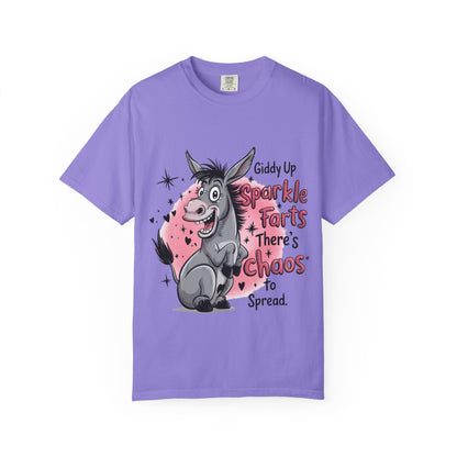 Funny Unisex T-Shirt with Sparkle Farts Design