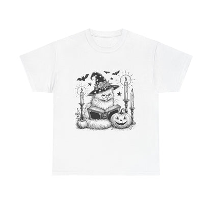 Halloween Cat Witch Tee