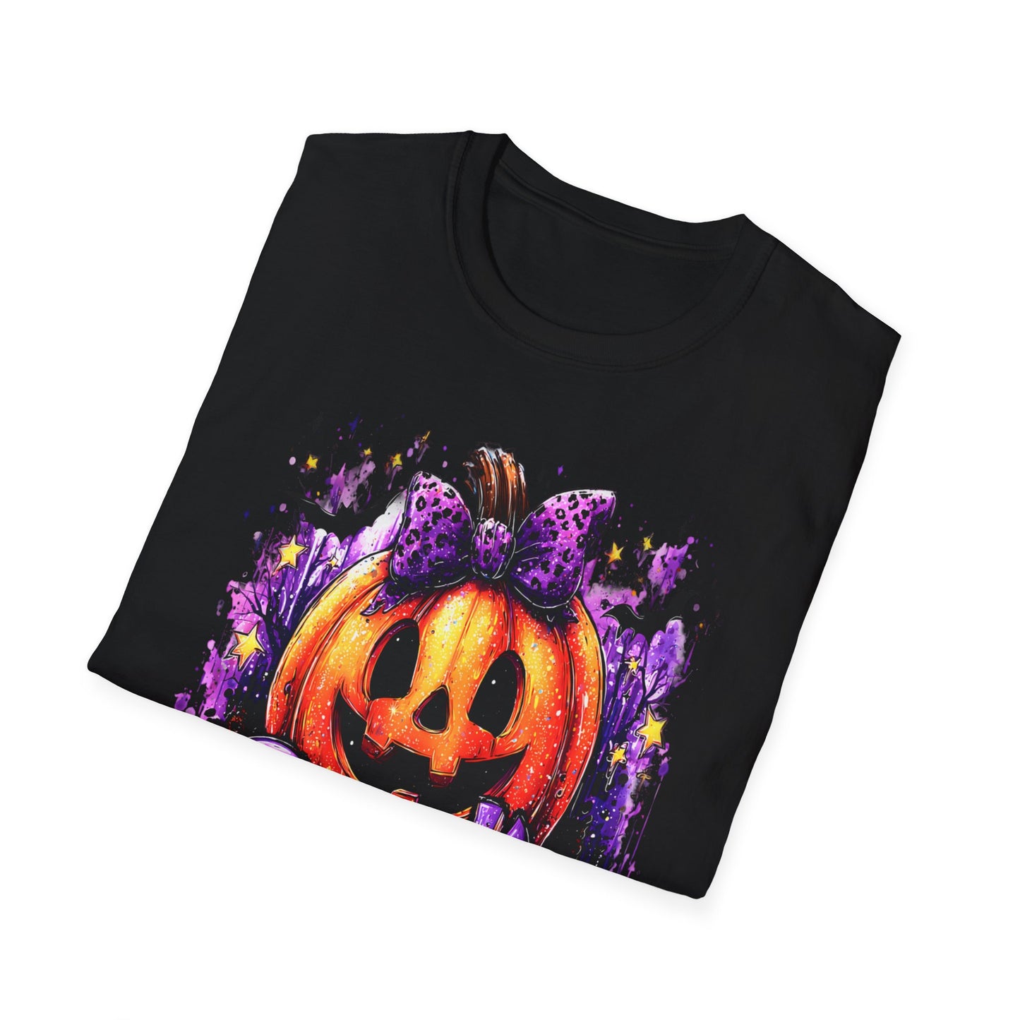 Festive Spooky Season Tee – Unisex Halloween Pumpkin Graphic Shirt