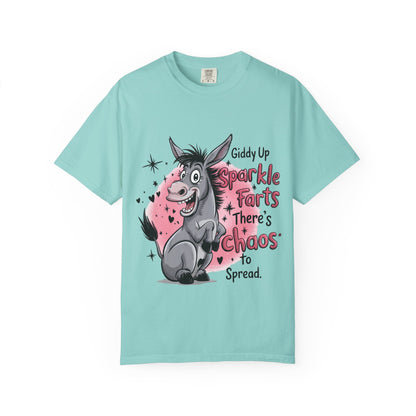 Funny Unisex T-Shirt with Sparkle Farts Design