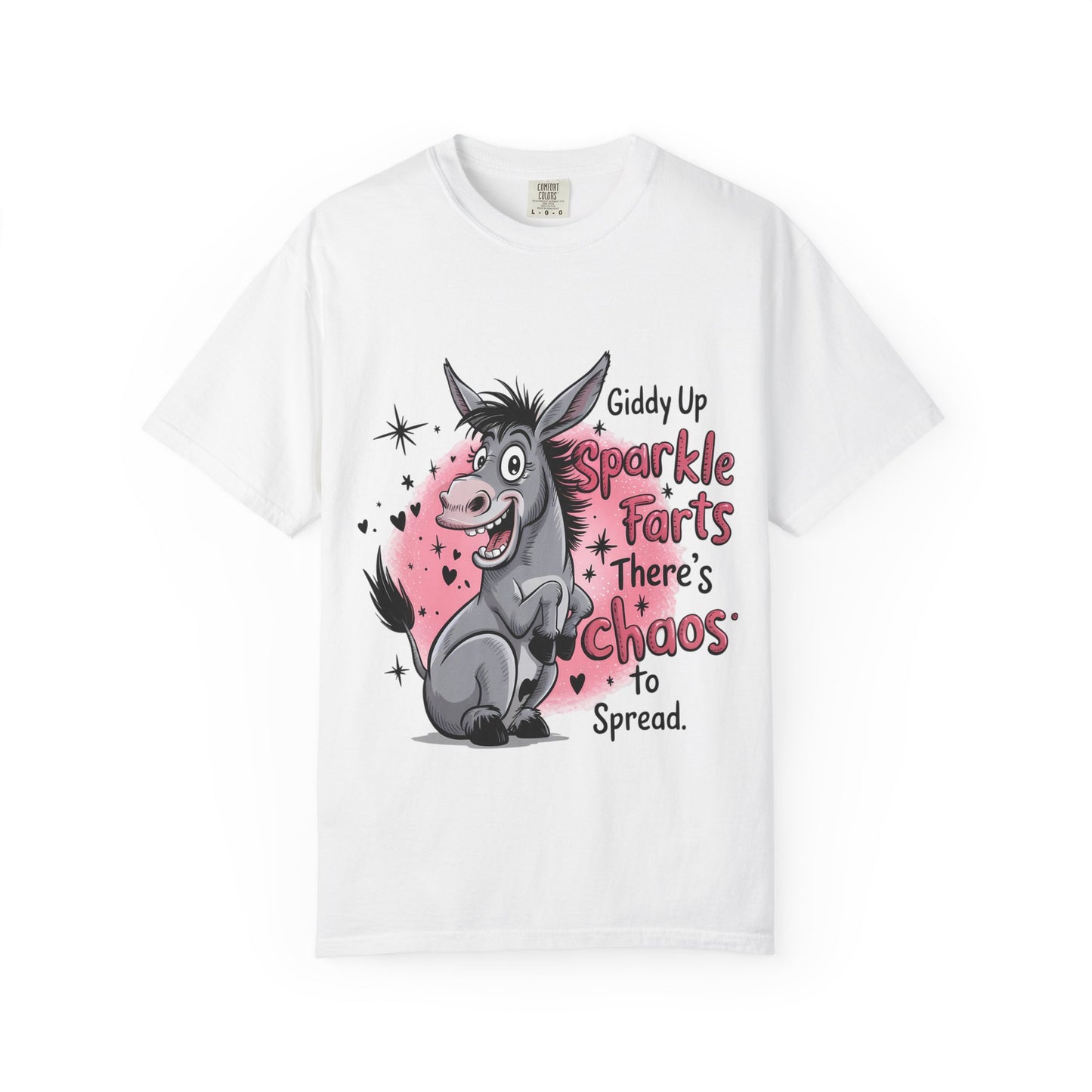 Funny Unisex T-Shirt with Sparkle Farts Design