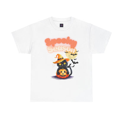 Spooky Season Cat Design shirt