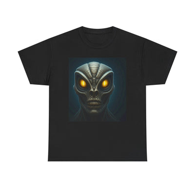 Alien Face Unisex Heavy Cotton Tee