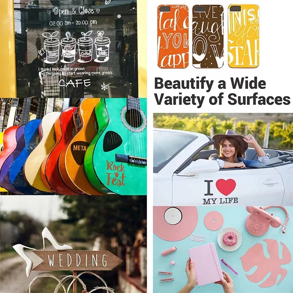 30.5cm x 100cm Clear Vinyl Transfer Paper