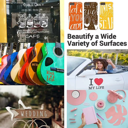 30.5cm x 100cm Clear Vinyl Transfer Paper