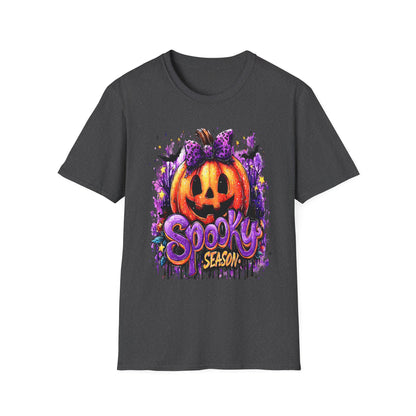 Festive Spooky Season Tee – Unisex Halloween Pumpkin Graphic Shirt