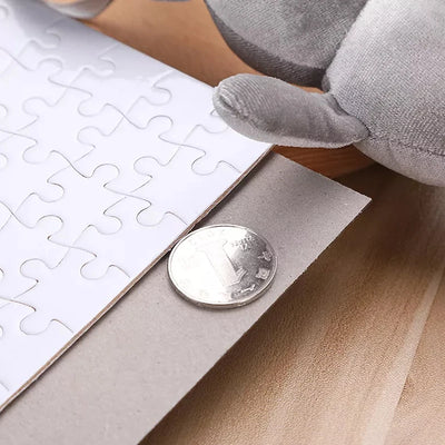 120pcs Printable Jigsaw Puzzle Sublimation Blanks – 10pcs/Lot A4/A5 DIY Heat Transfer Puzzles for Craft, Gifts & Custom Printing