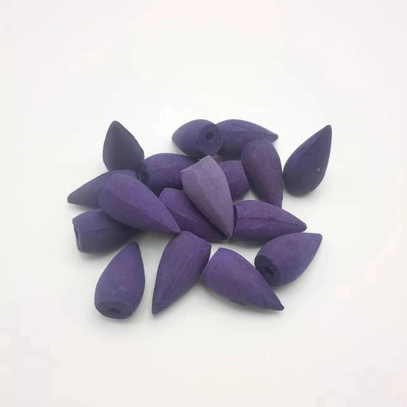 Mixed Waterfall Smoke Backflow Natural Incense Cone Incense Cone Lavender Multi-scented Suitable for Places Tea Room Yoga Room