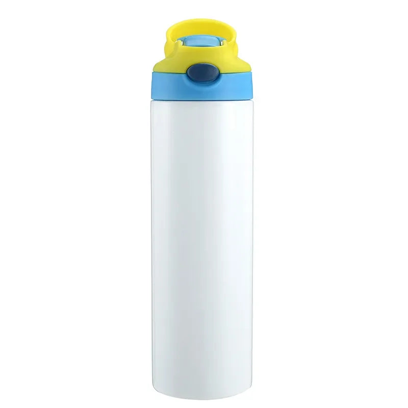 Sublimation Blank Straight Cup Stainless Steel Water Bottles Tumbler Coffee Mug Cup Vacuum Flasks DIY Insulated Thermos 6OZ-30OZ