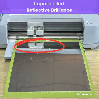 12" x 12" Metallic Permanent Adhesive Vinyl Sheets for Cricut – Mirror Finish DIY Craft Vinyl for Decoration & Custom Decals