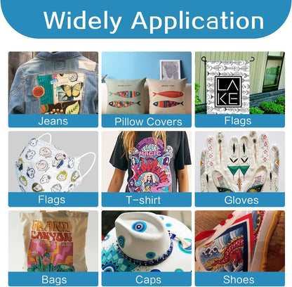 WOWOCUT A3 DTF Transfer Film (100 Sheets) – Premium Direct to Film PET Paper for Light & Dark Fabrics