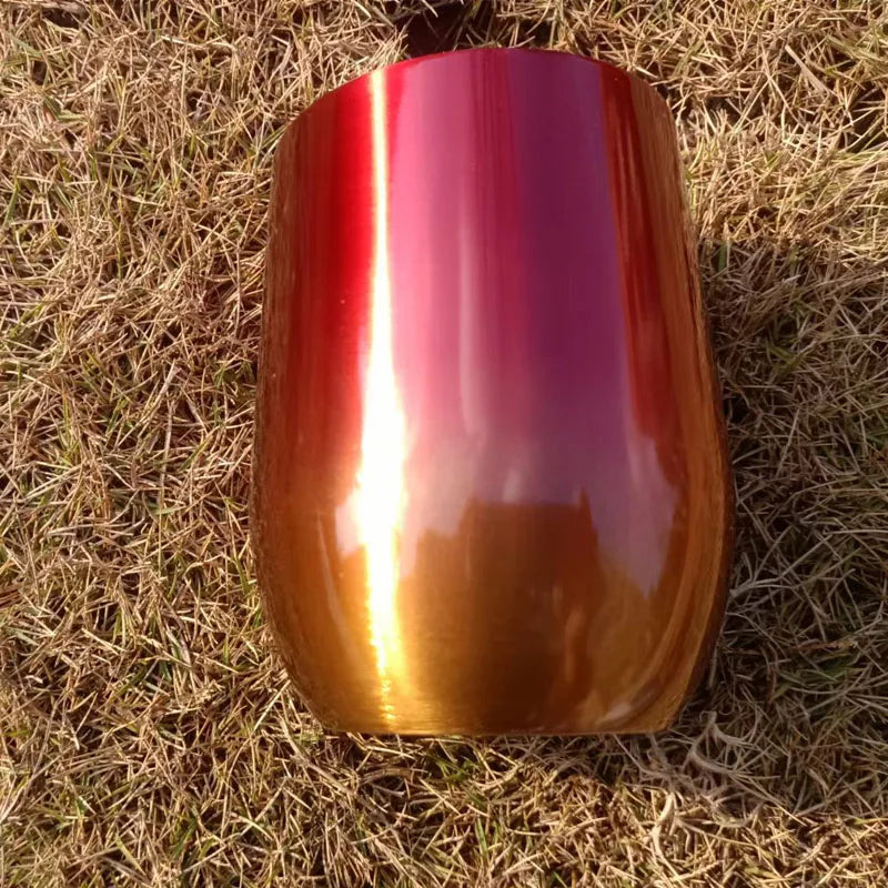 Customized logo 12OZ Wholesale Price Swig Wine Cups Insulated Thermos Coffee Mug Vacuum Thermos Cup Coffee Tumbler Egg Shape