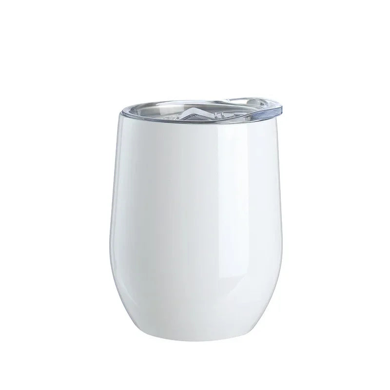 Sublimation Blank Straight Cup Stainless Steel Water Bottles Tumbler Coffee Mug Cup Vacuum Flasks DIY Insulated Thermos 6OZ-30OZ