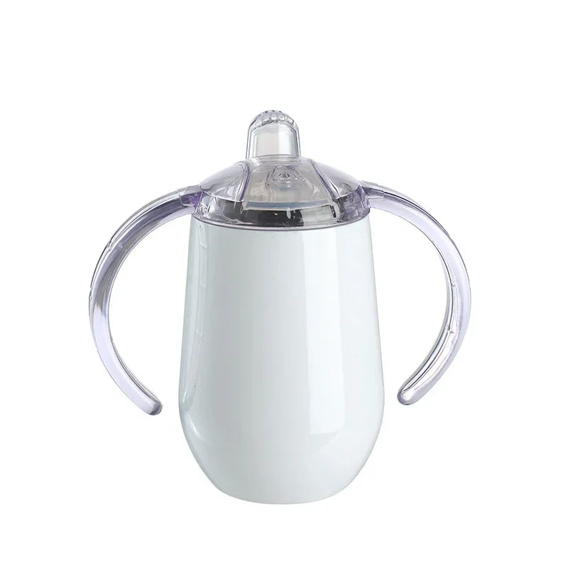 Sublimation Blank Straight Cup Stainless Steel Water Bottles Tumbler Coffee Mug Cup Vacuum Flasks DIY Insulated Thermos 6OZ-30OZ