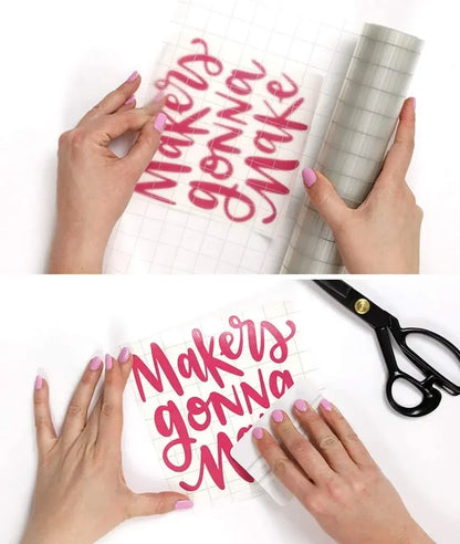 30.5cm x 100cm Clear Vinyl Transfer Paper