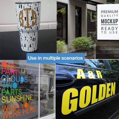 30.5cm x 100cm Clear Vinyl Transfer Paper