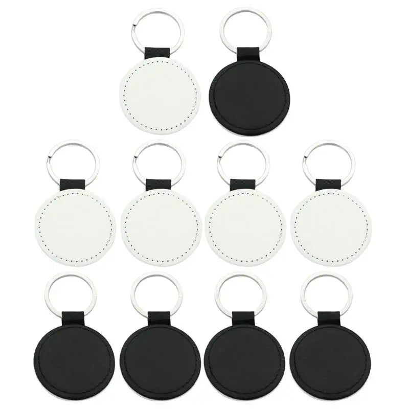 Custom Sublimation Blank Keychains – Rectangular Metal Key Rings for Personalized Heat Press Designs