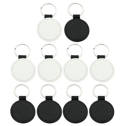 Custom Sublimation Blank Keychains – Rectangular Metal Key Rings for Personalized Heat Press Designs